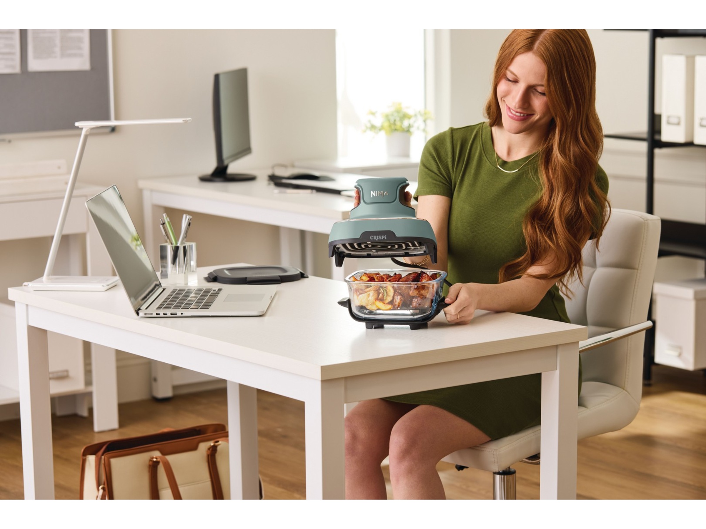 Ninja CRISPi 4-i-1 bærbar airfryer FN101EUSG (Salvia) Airfryer