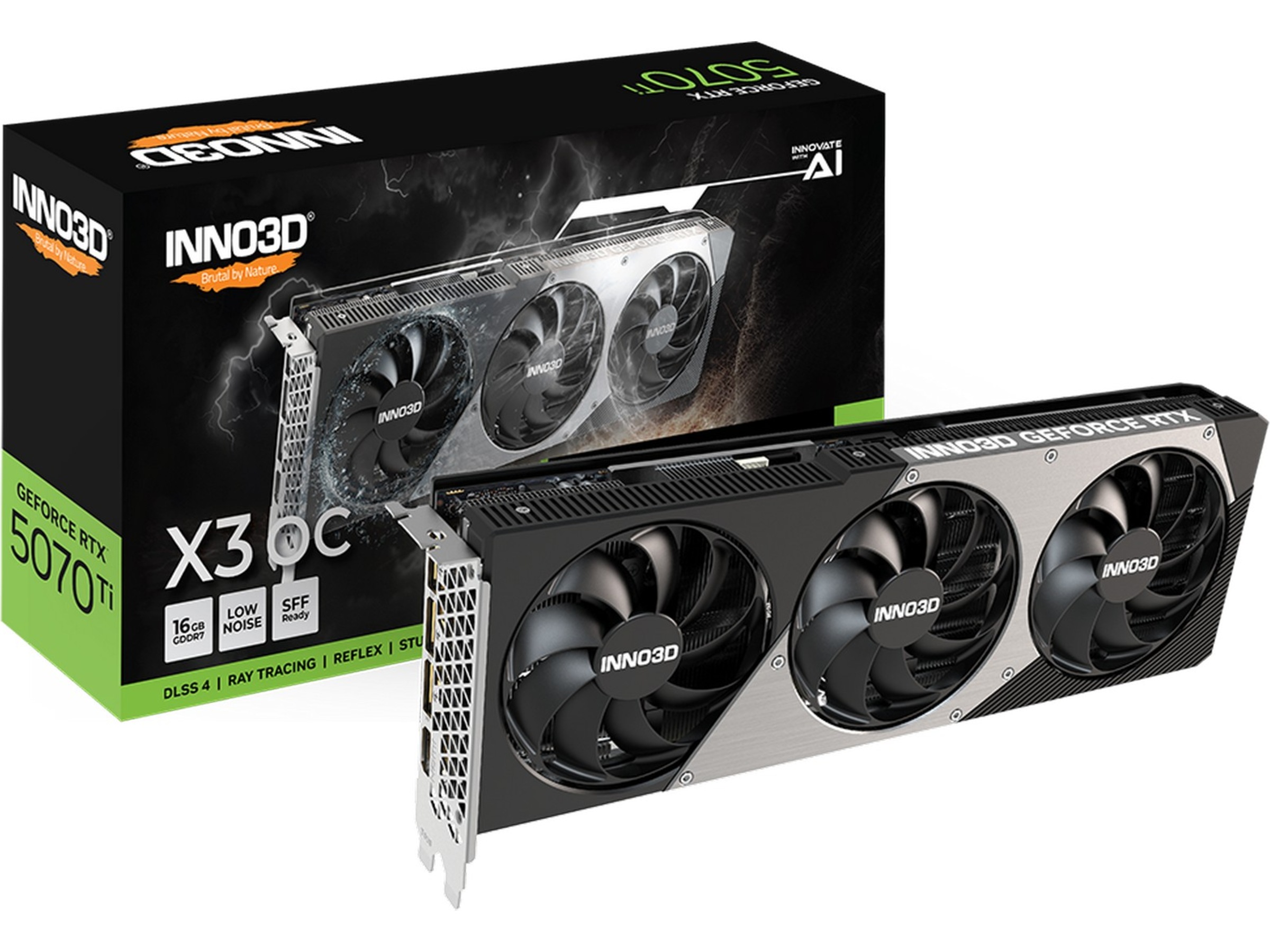 INNO3D GeForce RTX 5070 Ti X3 OC Skjermkort