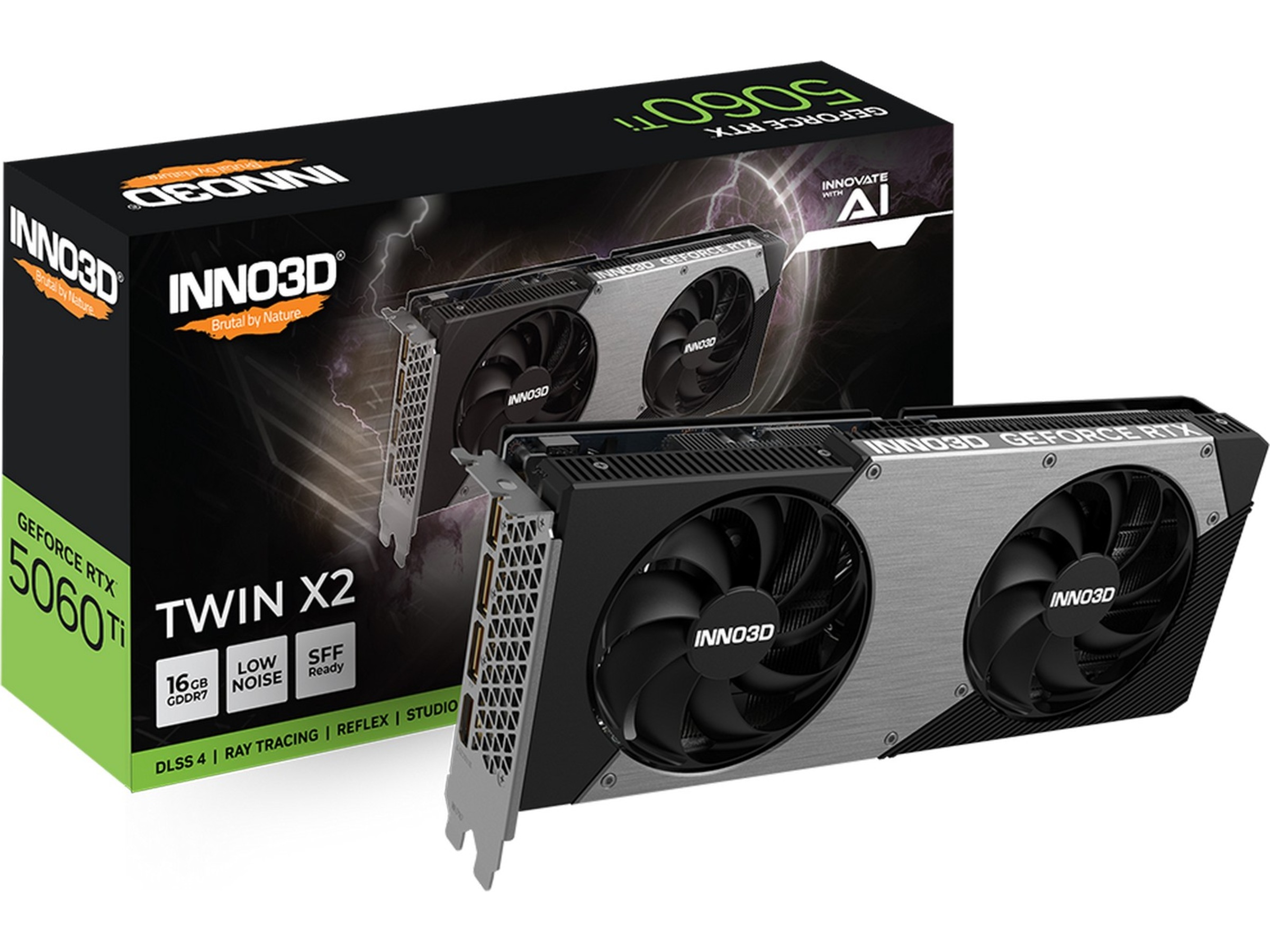 INNO3D GeForce RTX 5060 Ti 16GB TWIN X2 Skjermkort