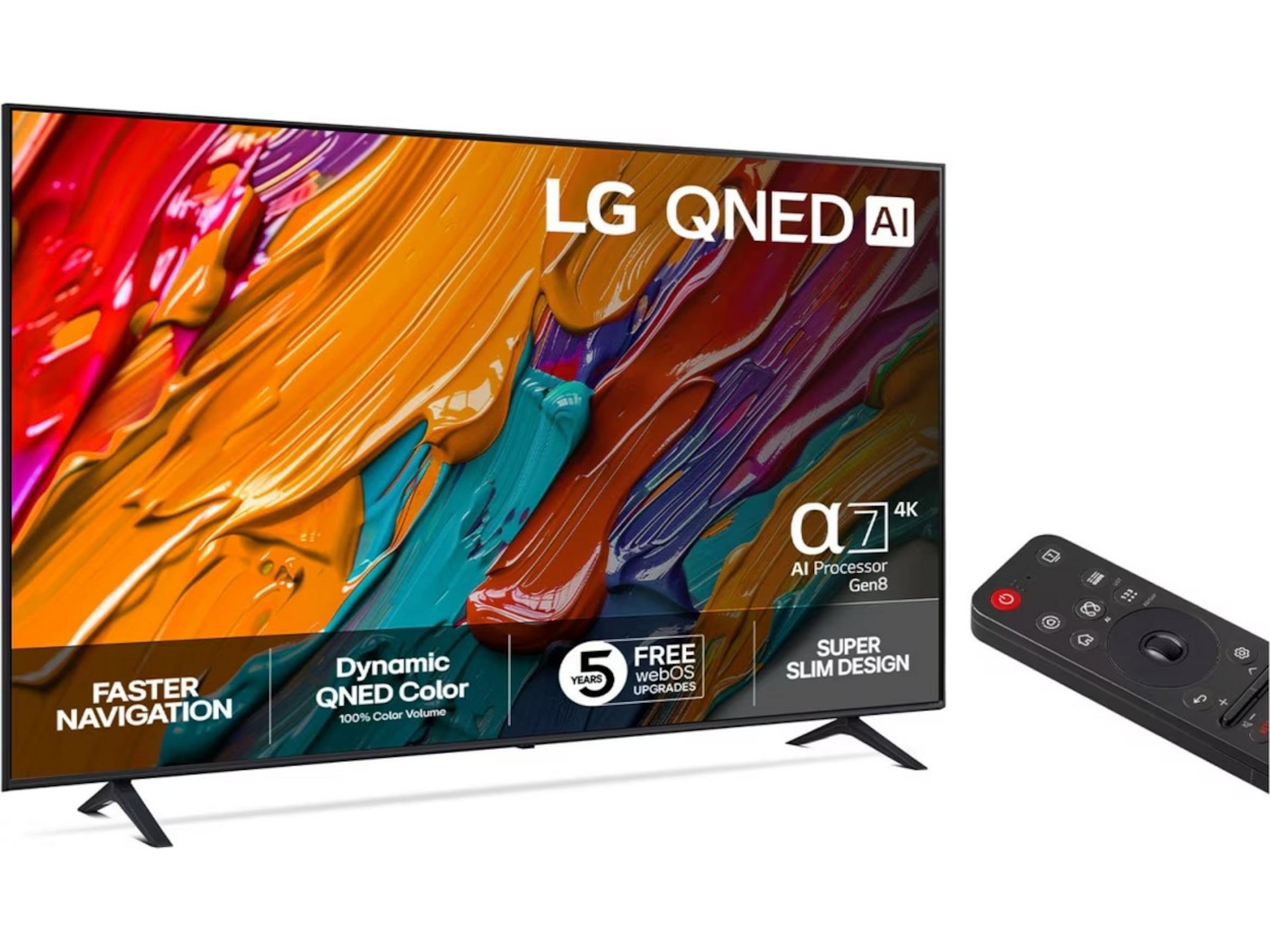 LG 75'' QNED7E AI 4k Smart TV 75QNED7EA6B (2025) -B-Grade Demo TV/projektor