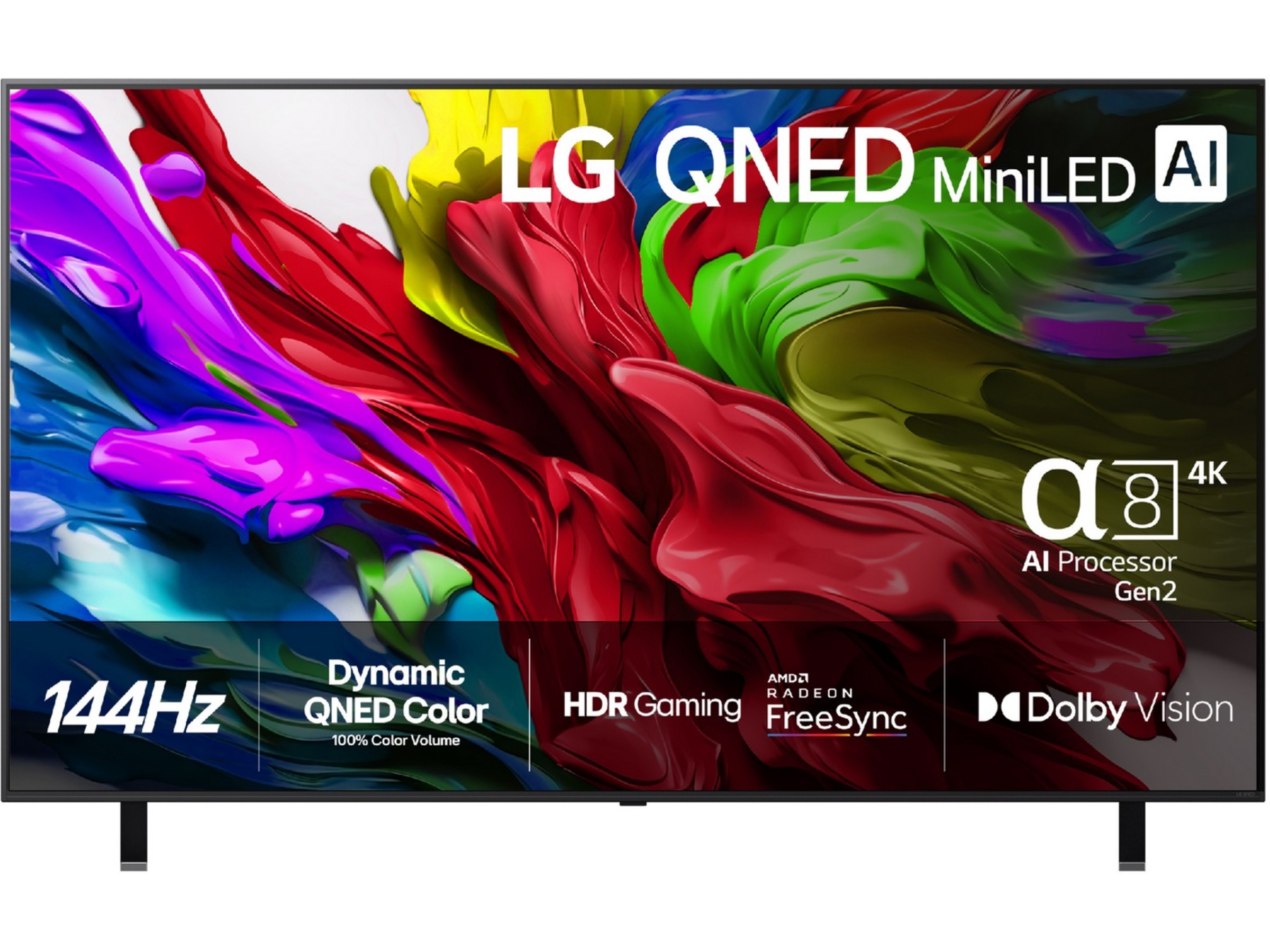 LG 75'' QNED85 evo AI MiniLED 4k Smart TV (2025) 70 - 79 tommer TV