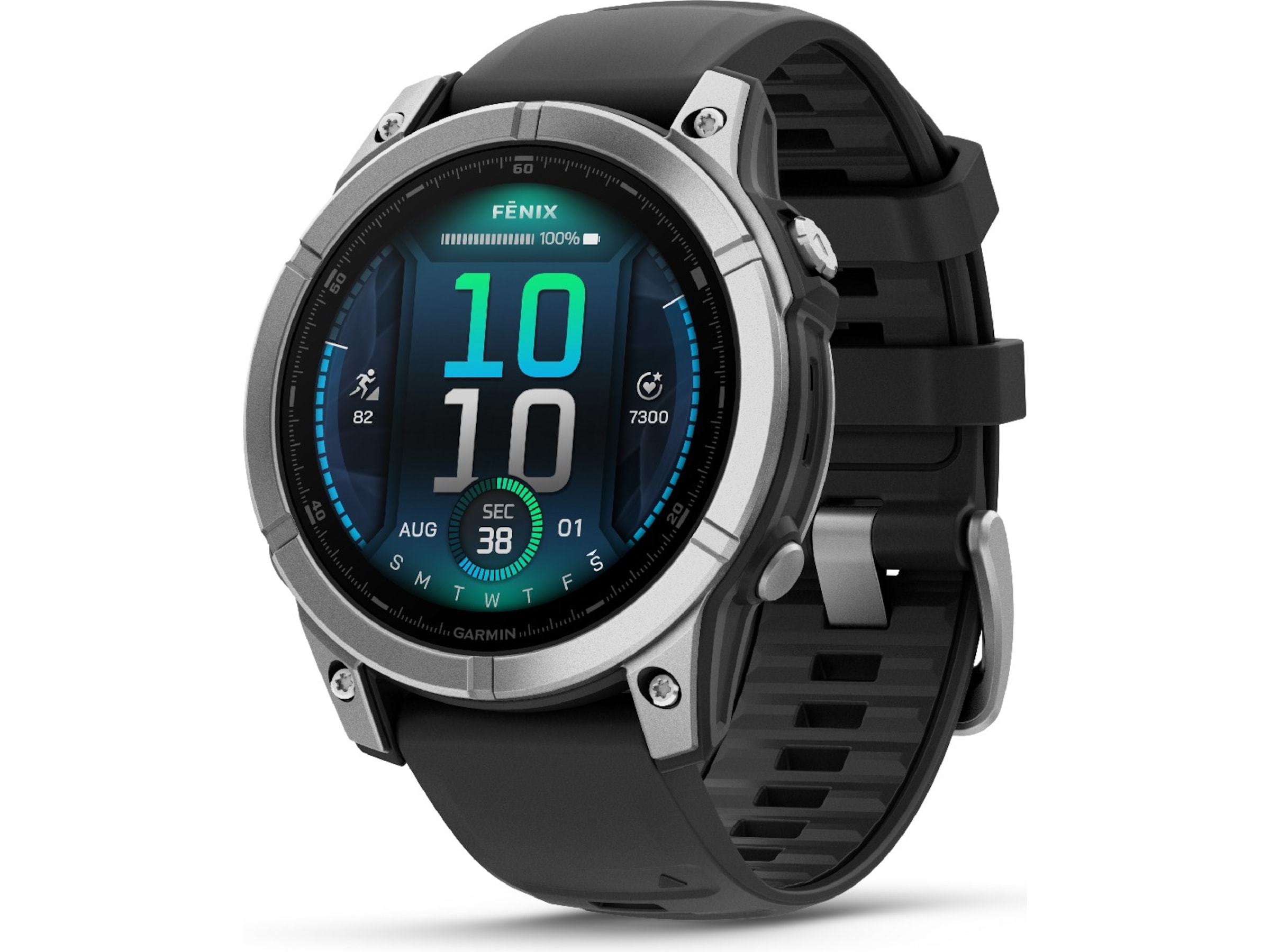 Garmin fenix E 47mm GPS (rustfritt stål/grafitt) Smartklokker