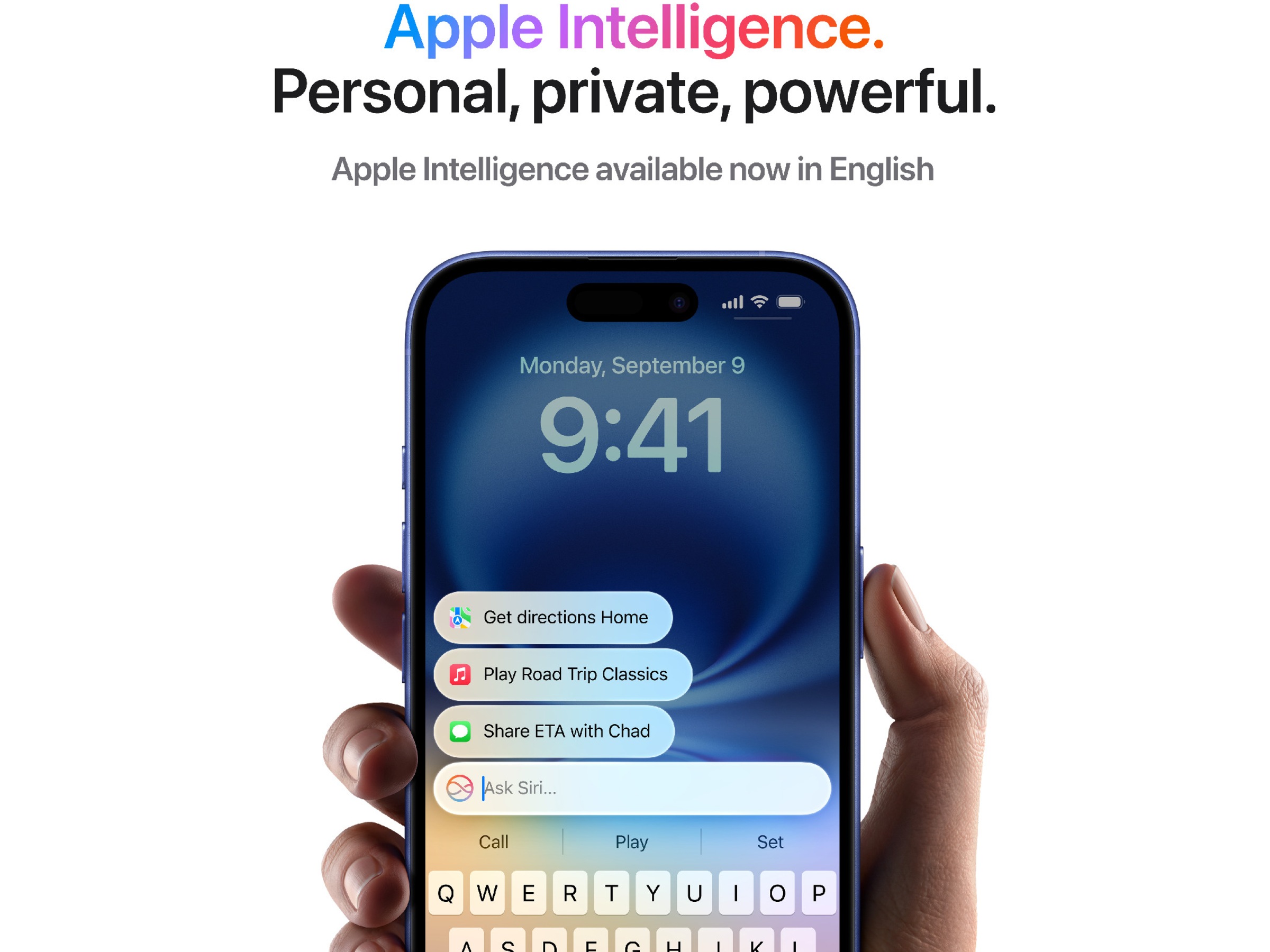 iPhone 16 128GB  (ultramarin) Mobiltelefoner