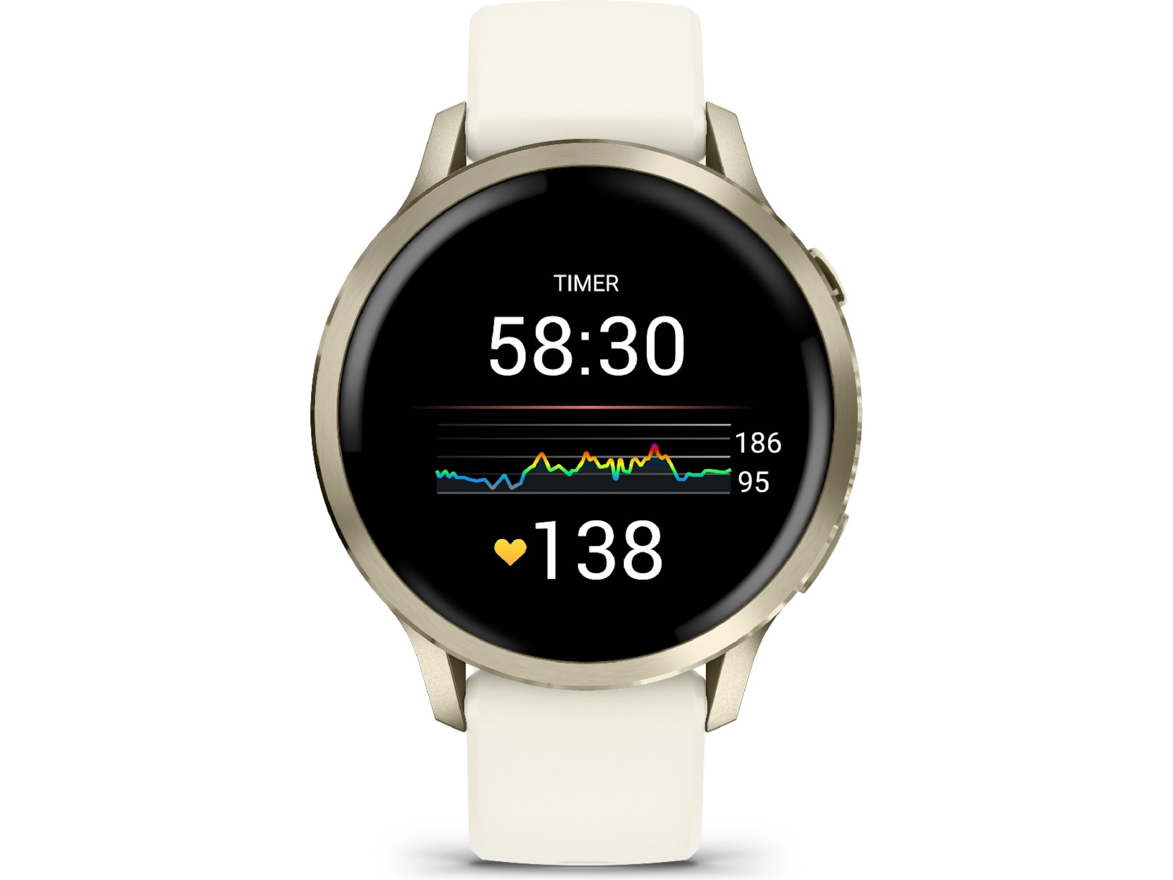 Garmin Venu 4 41mm GPS (lunar gold/bone) Demo klokker