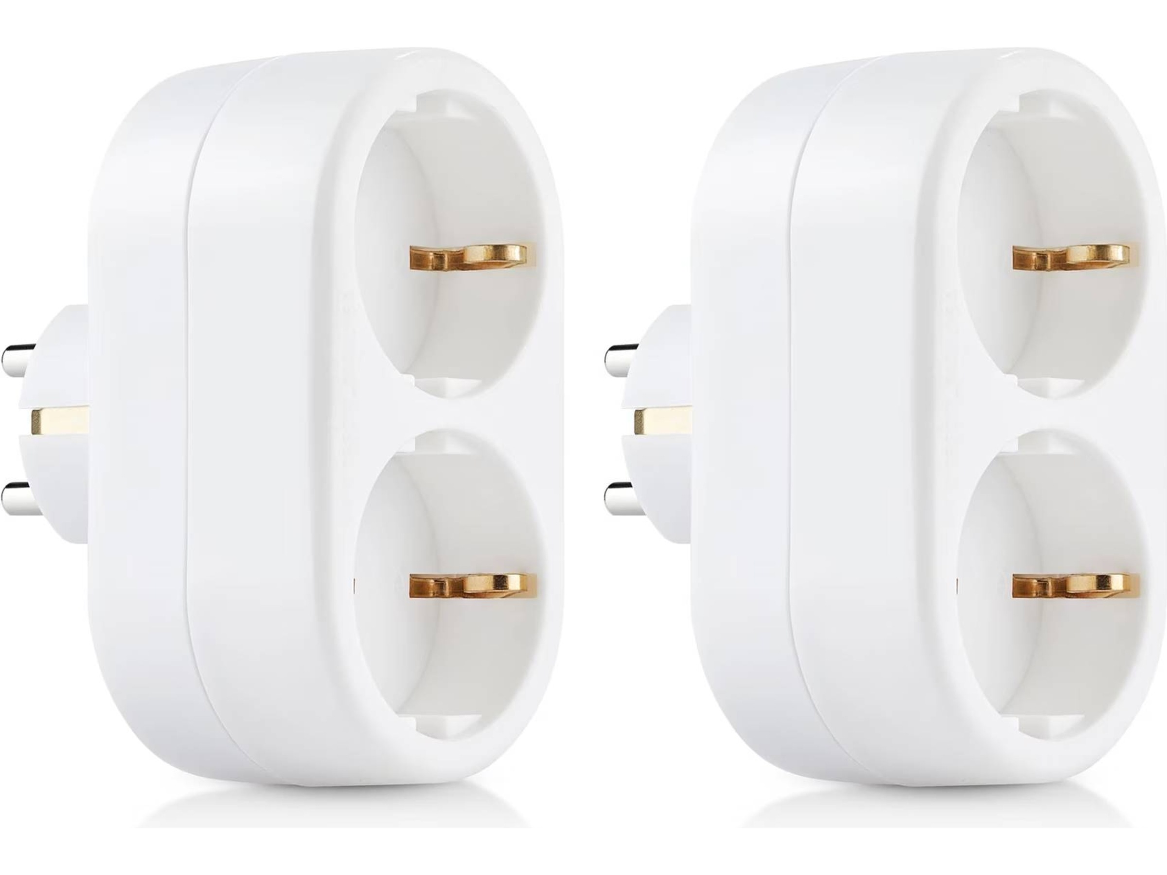 ON stikkontakt med to uttak 2-pack Skjøtekabel & forgrener