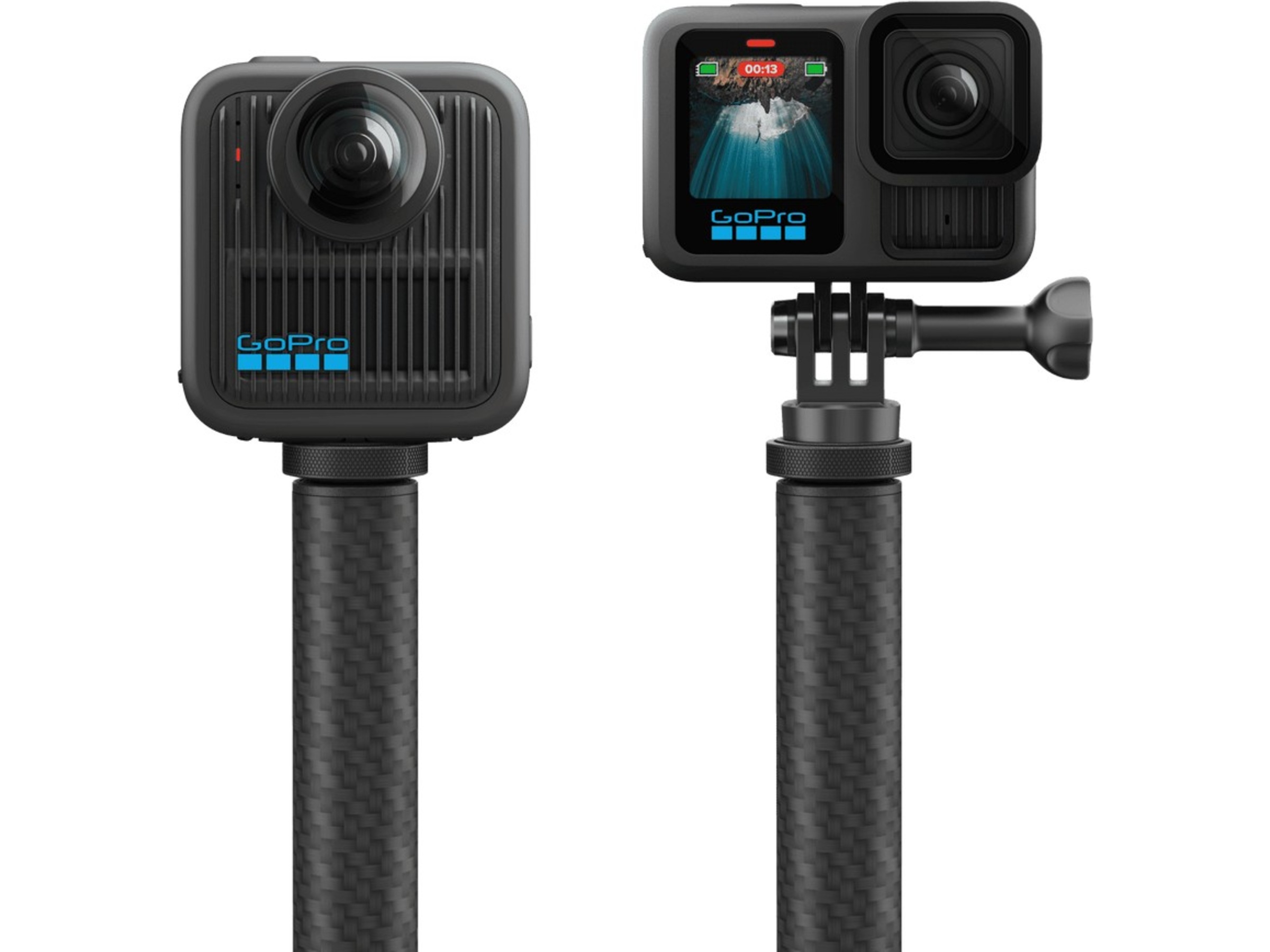 GoPro 1m karbonfiber forlengelsesstang Kameragrep