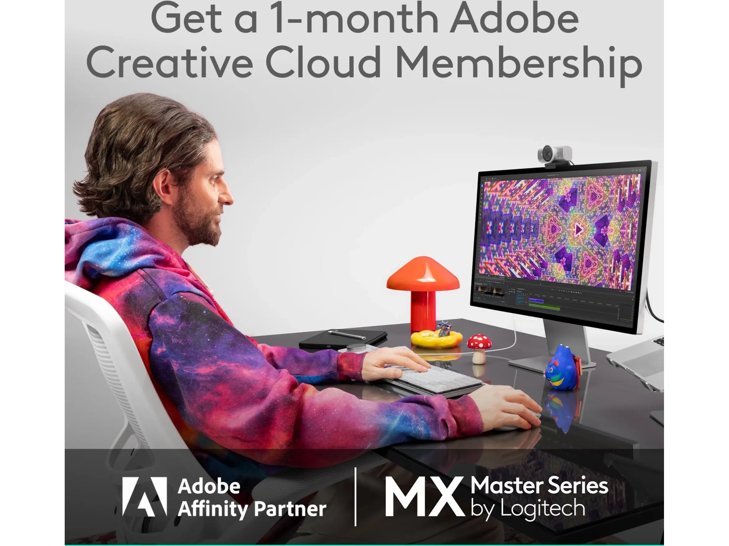 Logitech MX Master 4 for Mac Trådløs Mus (space black) Mus