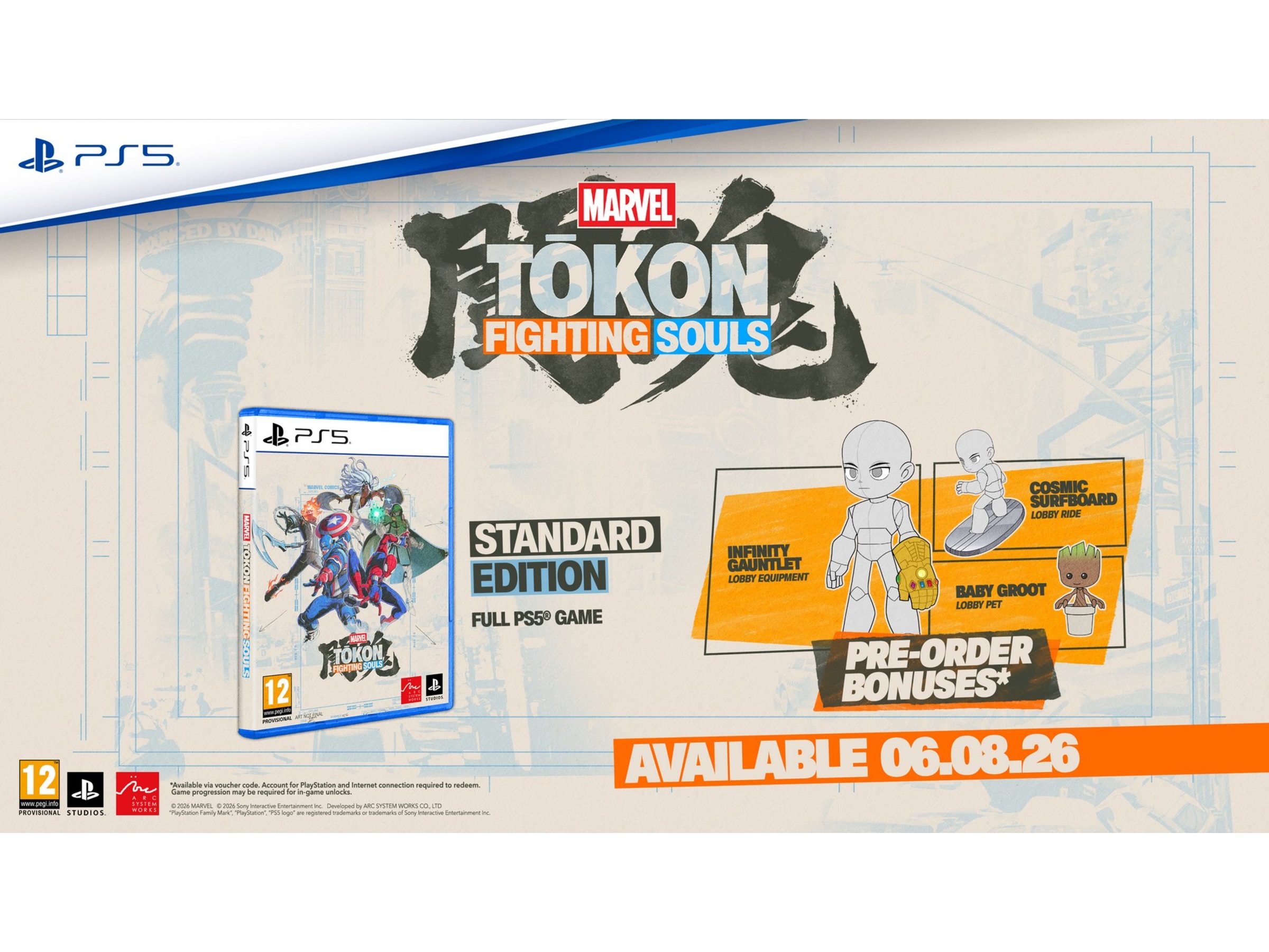 Marvel Tokon Fighting Souls Spill til Playstation 5