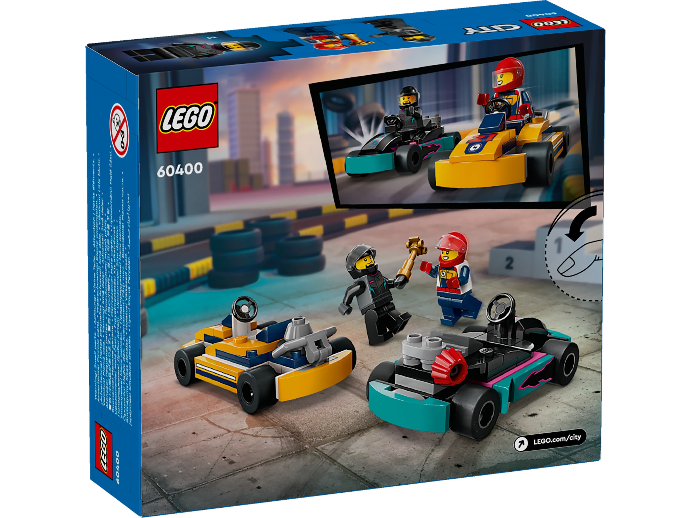 LEGO City Great Vehicles Gokart og racerfører 60400 LEGO