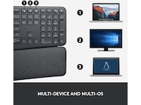 Logitech ERGO K860 Trådløs Tastatur Tastatur