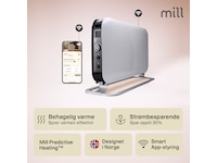 Mill WiFi gulvovn 1200W (hvit) Frittstående varmeovner
