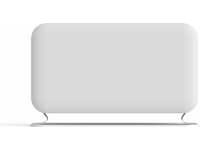 Mill Instant Max gulvovn 2200W Mec (hvit) Frittstående varmeovner