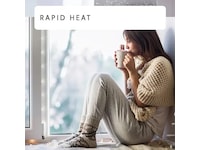 Mill Instant Max gulvovn 2200W Mec (hvit) Frittstående varmeovner