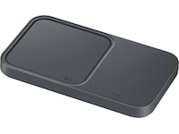 Trådløs lader Duo med kabel (sort) Trådløs lader