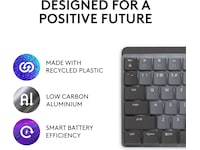 Logitech MX Mechanical Wireless Linear (graphite) Tastatur
