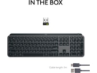 Logitech MX Keys S Trådløst Tastatur (graphite) Tastatur