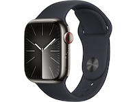 Apple Watch Series 9 GPS + LTE 41mm Rustfritt stål (grafitt) Smartklokker