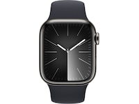 Apple Watch Series 9 GPS + LTE 41mm Rustfritt stål (grafitt) Smartklokker