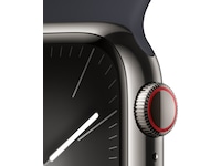 Apple Watch Series 9 GPS + LTE 41mm Rustfritt stål (grafitt) Smartklokker