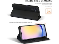 iiglo Samsung Galaxy A25 Lommebokdeksel (sort) Mobildeksel