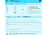 HP Color LaserJet Pro MFP 4302fdn laserskriver Skrivere