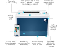 HP Color LaserJet Pro 4202dw laserskriver -B-Grade Demo skrivere