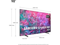 Samsung 98" DU9005K LED TV TU98DU9005K Over 80 tommer TV