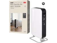 Mill Gentle Air WiFi oljeovn 1500W (hvit) Frittstående varmeovner