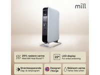 Mill Gentle Air oljeovn 2000w Frittstående varmeovner