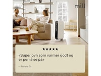 Mill Gentle Air oljeovn 2000w Frittstående varmeovner