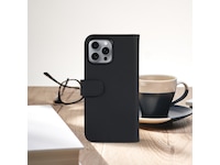 iiglo iPhone 16 Pro Lommebokdeksel (sort) Mobildeksel