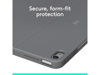 Logitech iPad Air 13" Combo Touch tastaturdeksel (oxford grå) Tastatur og stylus