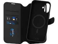 PanzerGlass CARE iPhone 16 Plus Tango 2-i-1 Lommebokdeksel (sort) Mobildeksel