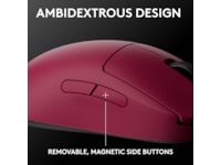 Logitech PRO 2 Lightspeed Trådløs Gamingmus (rosa) Gamingmus