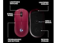 Logitech PRO 2 Lightspeed Trådløs Gamingmus (rosa) Gamingmus