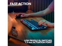 Logitech G915 X Lightspeed TKL Trådløst Gamingtastatur (sort) Gamingtastatur