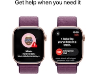 Apple Watch Series 10 GPS + LTE 42mm Aluminium (rosegull) Smartklokker