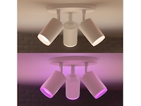 Philips Hue Trippelt Fugato-spotlight (hvit) Taklampe