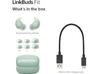 Sony Linkbuds Fit trådløse ørepropper, In-Ear (grønn) Ørepropper