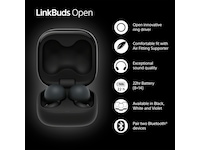 Sony Linkbuds Open True Wireless ørepropper (sort) Ørepropper
