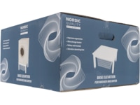 Nordic Quality basehøyde for vaskemaskin/tørketrommel med kurv Tilbehør til vaskemaskin og tørketrommel