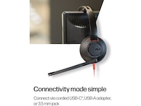 Poly Blackwire 5220 MS Teams USB-C Headset Kablede hodesett