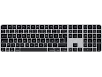 Apple Magic Keyboard med Touch ID og talltastatur (sort) Tastatur