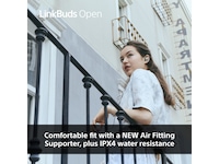 Sony Linkbuds Open True Wireless ørepropper (sort) -B-Grade Demo headset