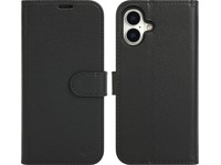 iiglo iPhone 16 Plus 2-i-1 Lommebokdeksel (sort) Mobildeksel