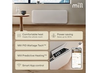 Mill Invisible Smart WiFi Gen 4 panelovn 2000W Panelovner