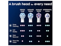 Oral-B iO Gentle Care Børstehoder 6 stk (hvit) Tannbørstehoder