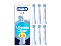 Oral-B iO Ultimate Clean Børstehoder 6 stk (hvit) Tannbørstehoder
