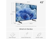 Samsung 43" Q8FA QLED 4K smart-TV (2025) 20 - 49 tommer TV