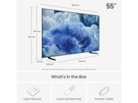 Samsung 55" Q8FA QLED 4K smart-TV (2025) 50 - 59 tommer TV